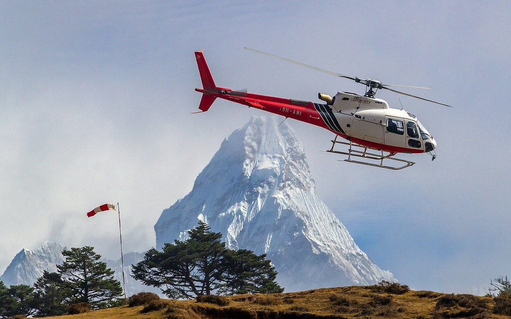 Featured Tour image of Luxury Everest short trek with helicopter tour- 5 Days
